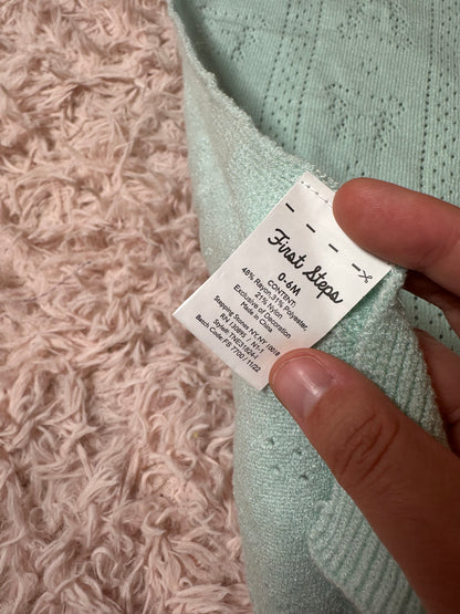 First steps oeko Tex fabric teddy bear blanket!