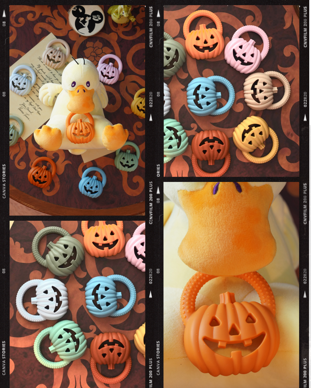 Jack-o'-lantern 100% Silicone Teether