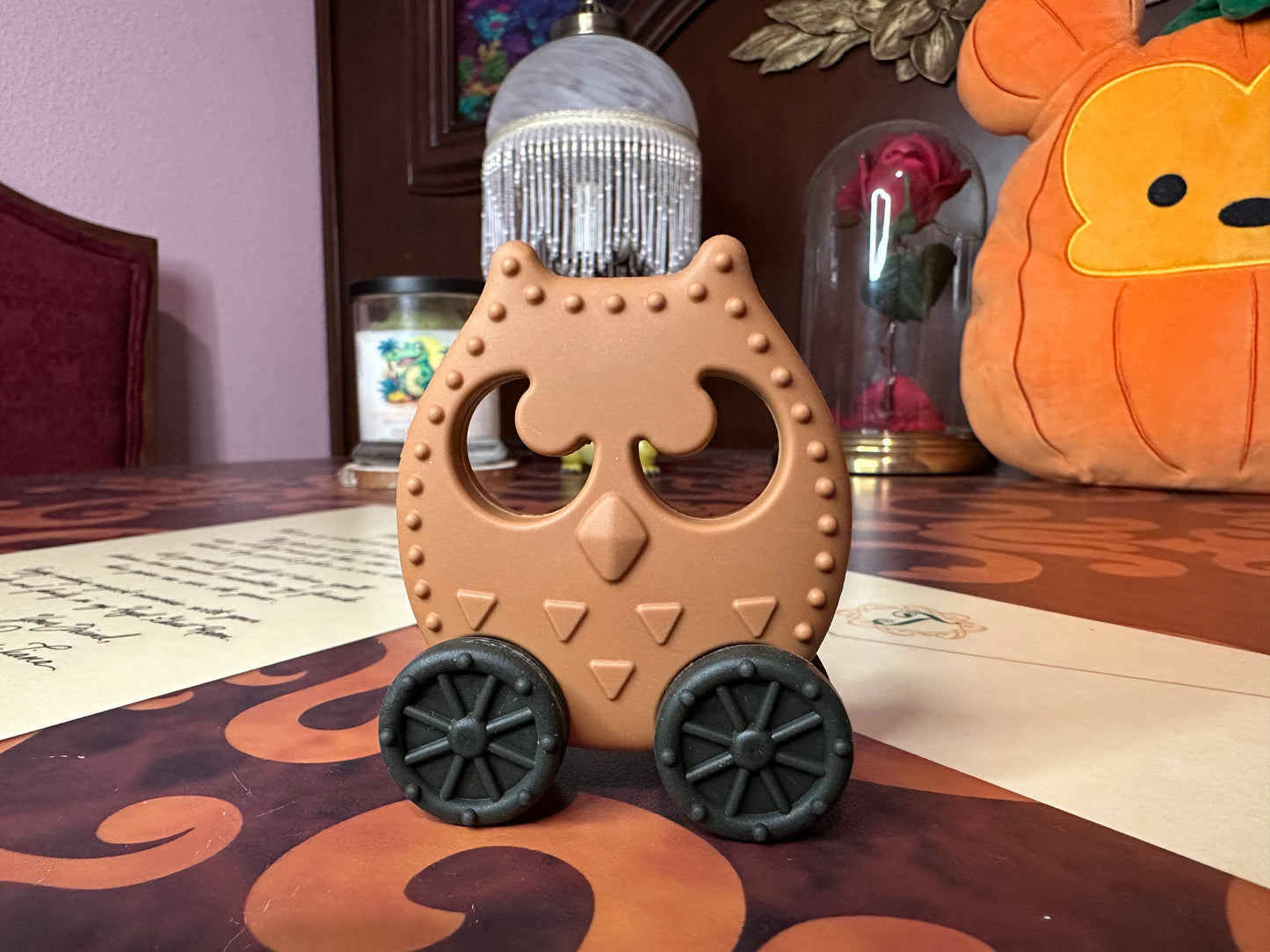 Autumn Two Piece Silicone Sensory Toy Set!