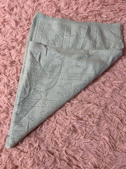 First steps oeko Tex fabric teddy bear blanket!