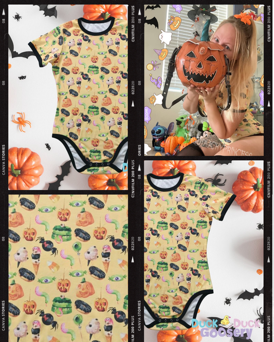 Vintage Inspired Halloween Bodysuit!