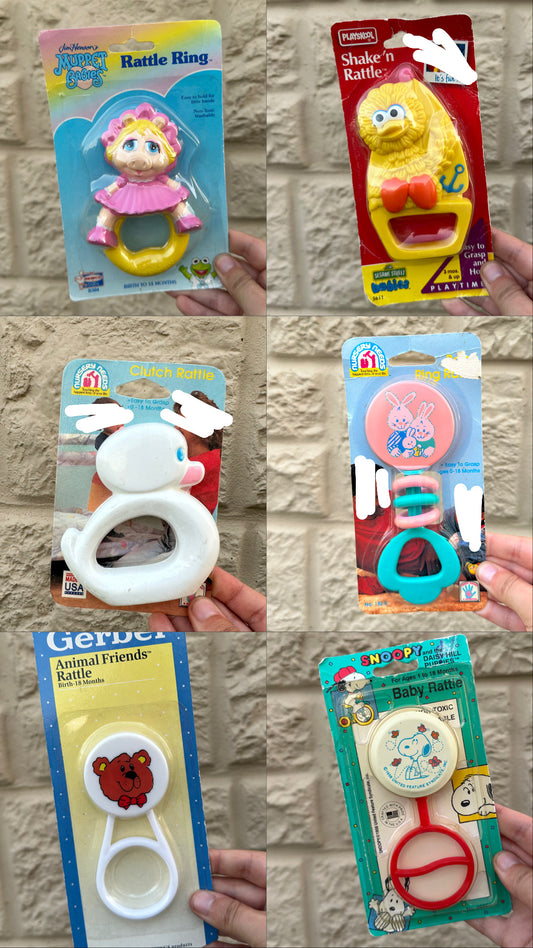 Vintage Baby Rattles Brand New!