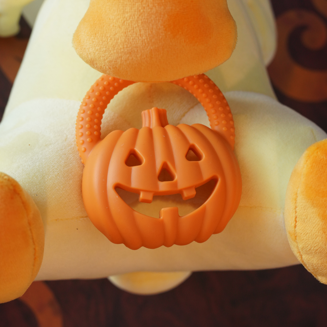 Jack-o'-lantern 100% Silicone Teether