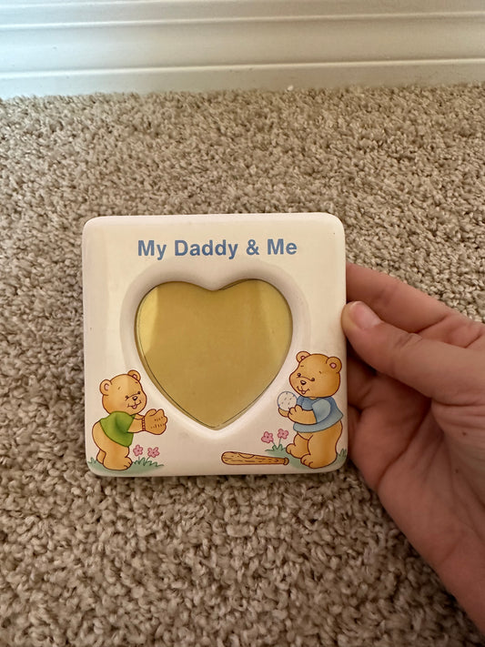 Vintage my daddy and me Russ photo frame ￼