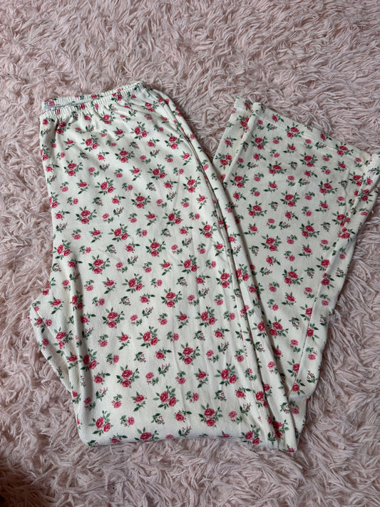 Floral stretch pants size XL