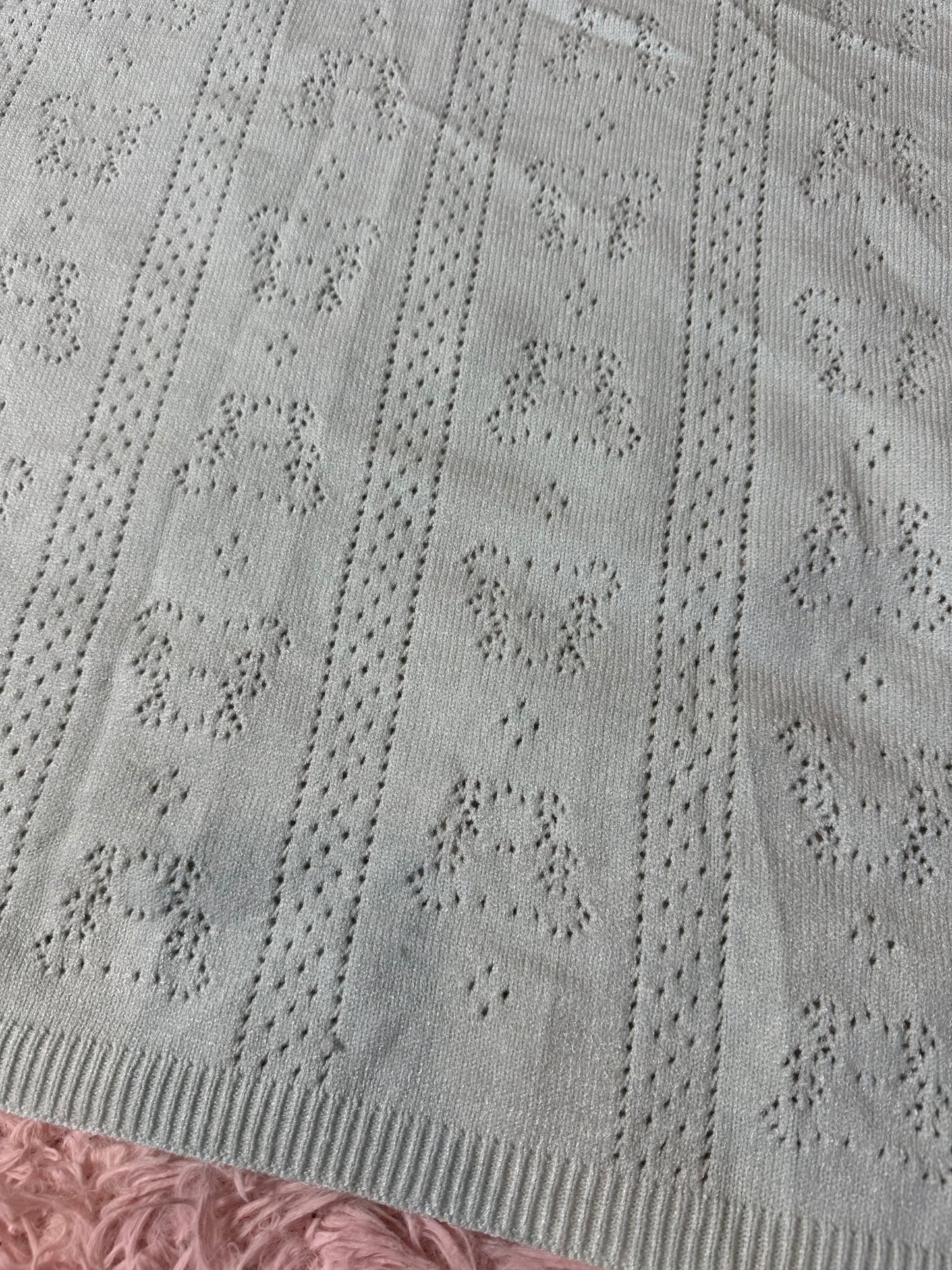 First steps oeko Tex fabric teddy bear blanket!