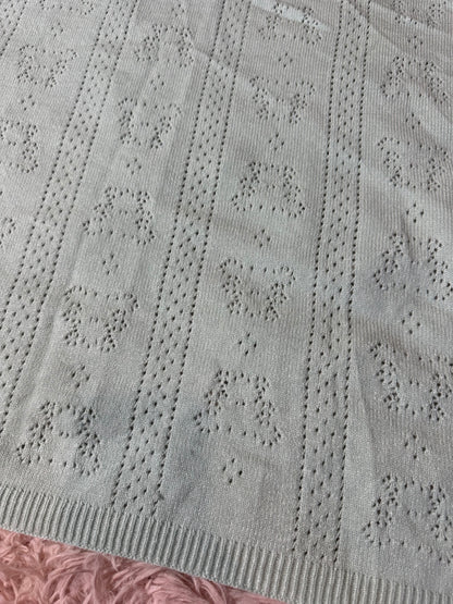 First steps oeko Tex fabric teddy bear blanket!