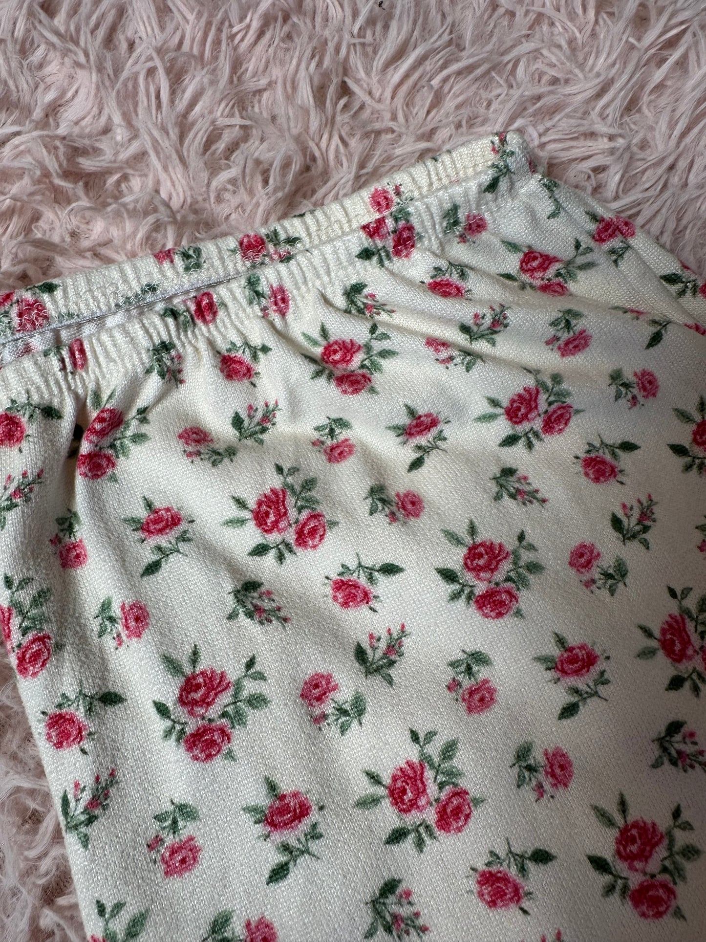 Floral stretch pants size XL