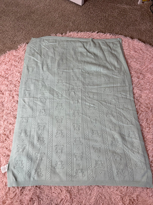First steps oeko Tex fabric teddy bear blanket!