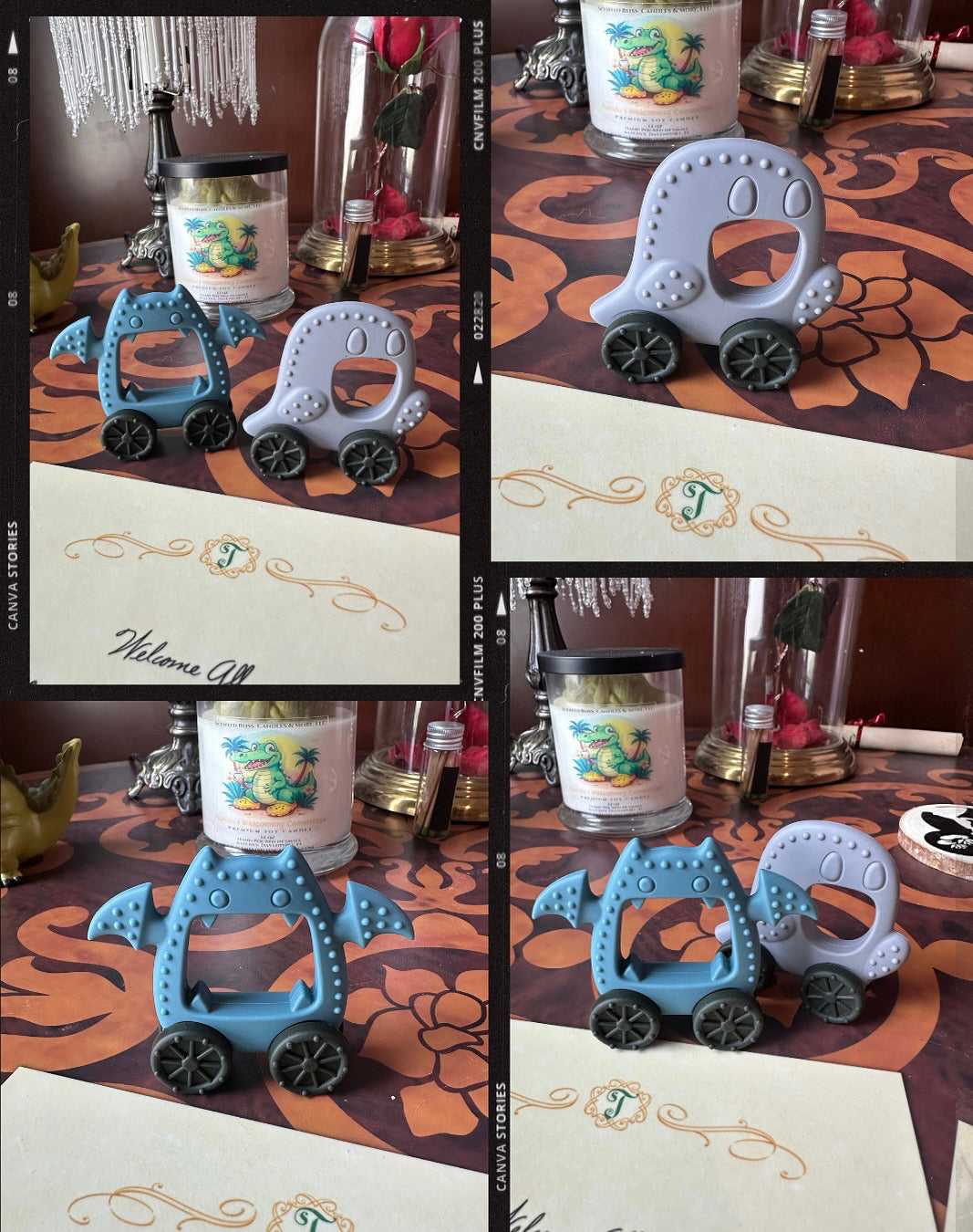 Halloween Two Piece Silicone Sensory Toy Set!