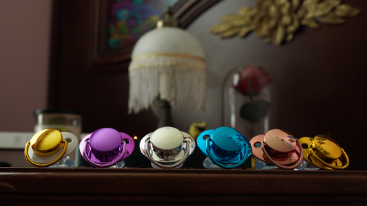 Metallic Chrome Adult Pacifier
