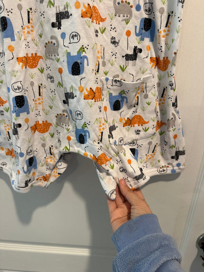 Dinosaur Adult Romper Bodysuit! SIZE MED! Squishy ABDL