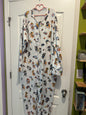 Adult PJ Zip Up Footy Jammies SIZE L/XL WITH POCKETS!