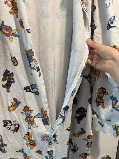Adult PJ Zip Up Footy Jammies SIZE L/XL WITH POCKETS!
