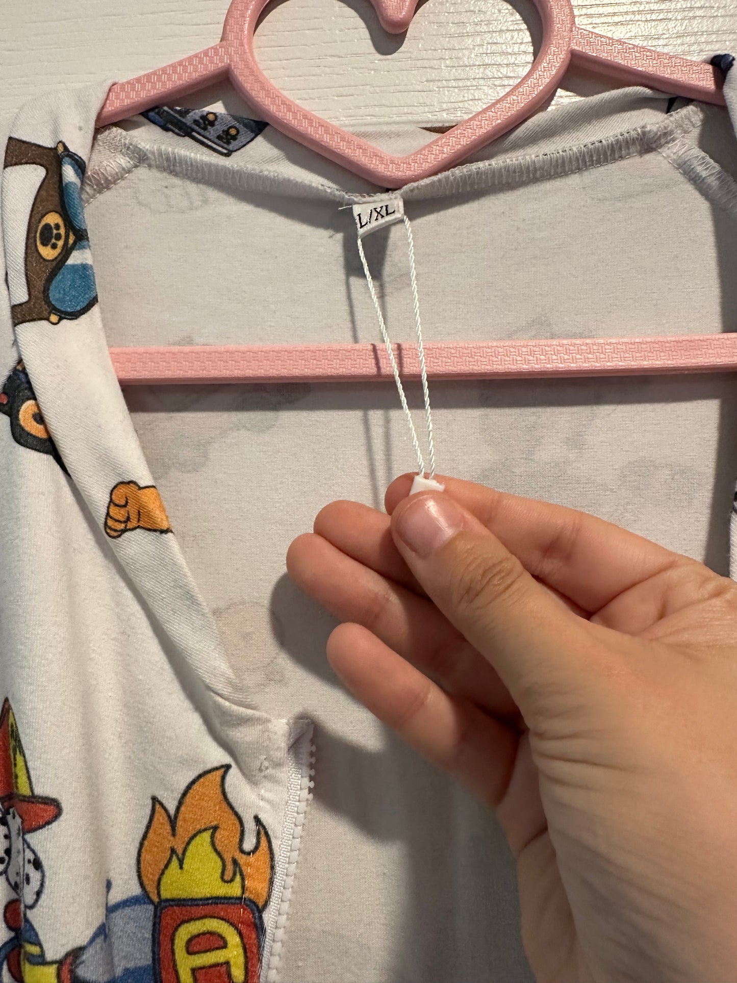 Adult PJ Zip Up Footy Jammies SIZE L/XL WITH POCKETS!
