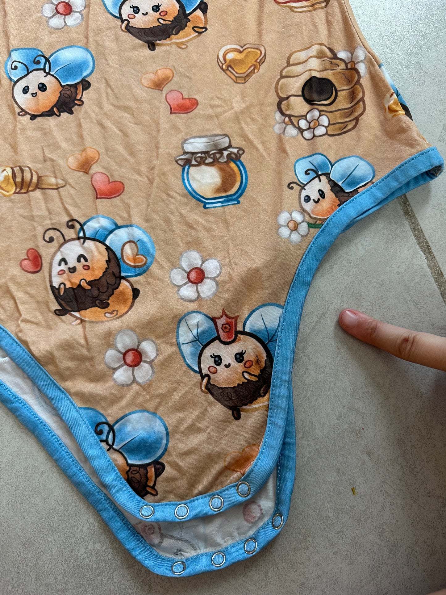 Honey bees adult bodysuit samples!