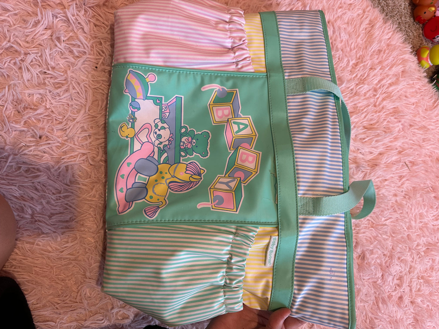 VINTAGE DIAPER BAG! Pastel Kawaii!