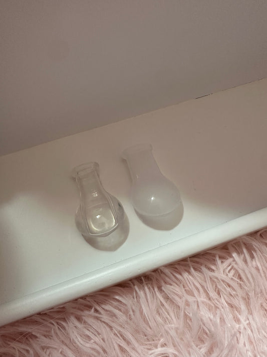 Teat Replacement For Adult Pacifier! Clear/Frosted