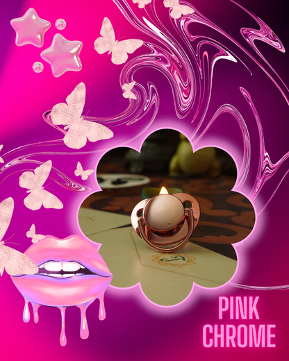 Metallic Chrome Adult Pacifier